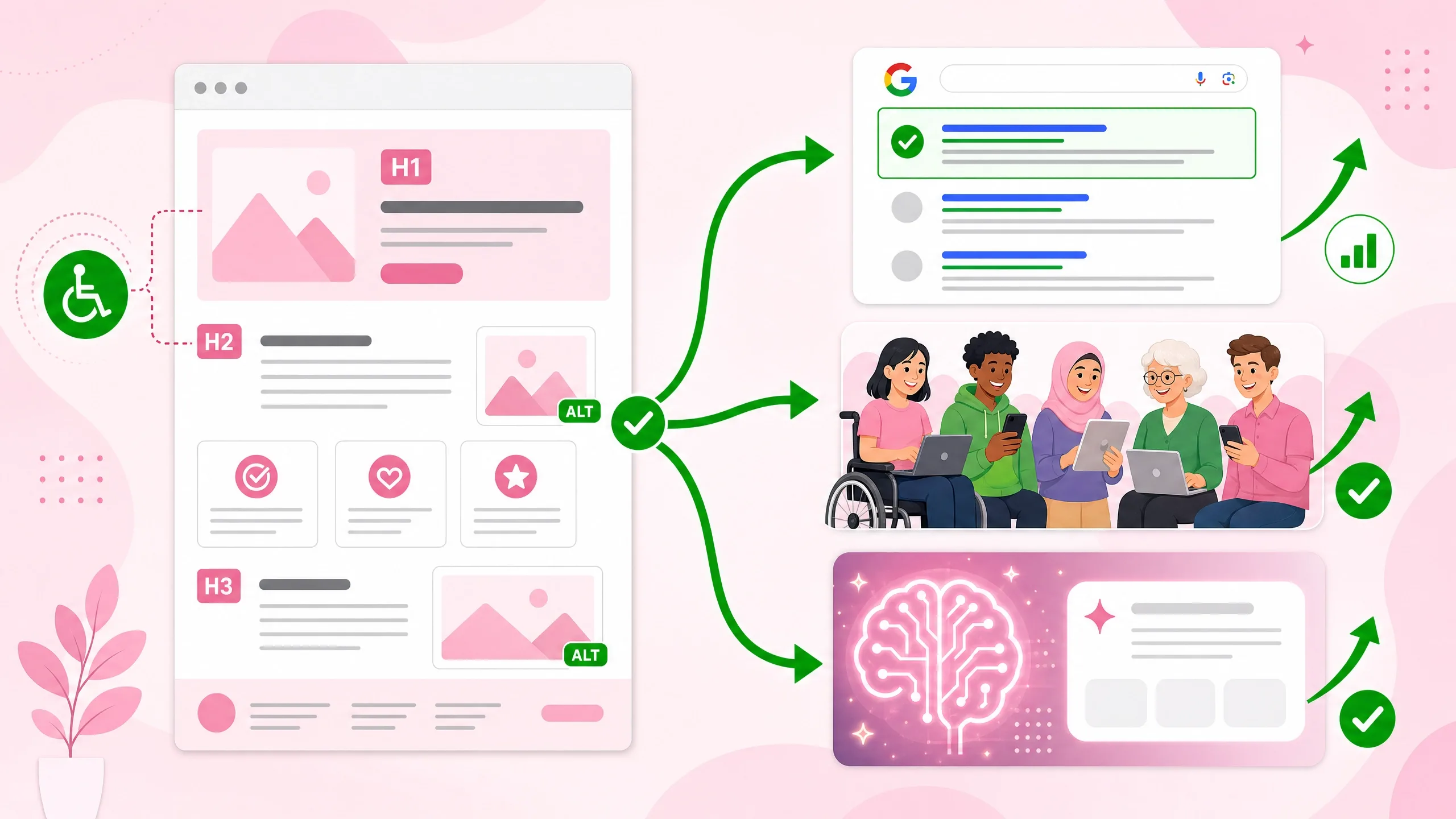Accessibilità web come leva per SEO, UX e AI Overviews: dal sito conforme WCAG al posizionamento su Google